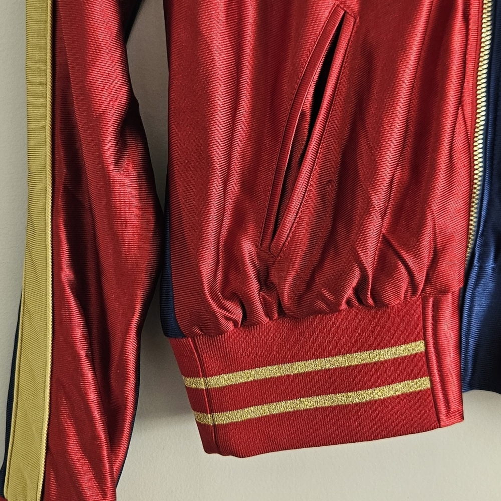 Harley Quinn DC Comics Suicide Squad Satin Red and Blue Souvenir Jacket S/M - Picture 6 of 13